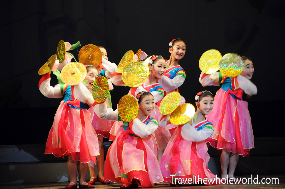 North Korea Pyongyang Children-Performance