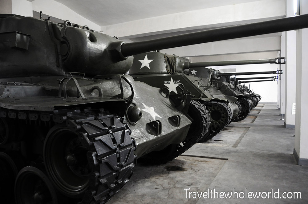 North Korea Pyongyang War Museum Captured Tanks