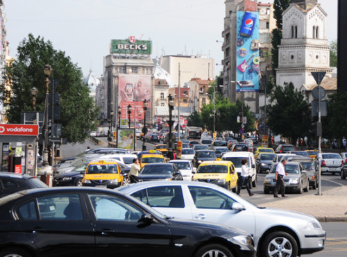 Romania Bucharest Traffic