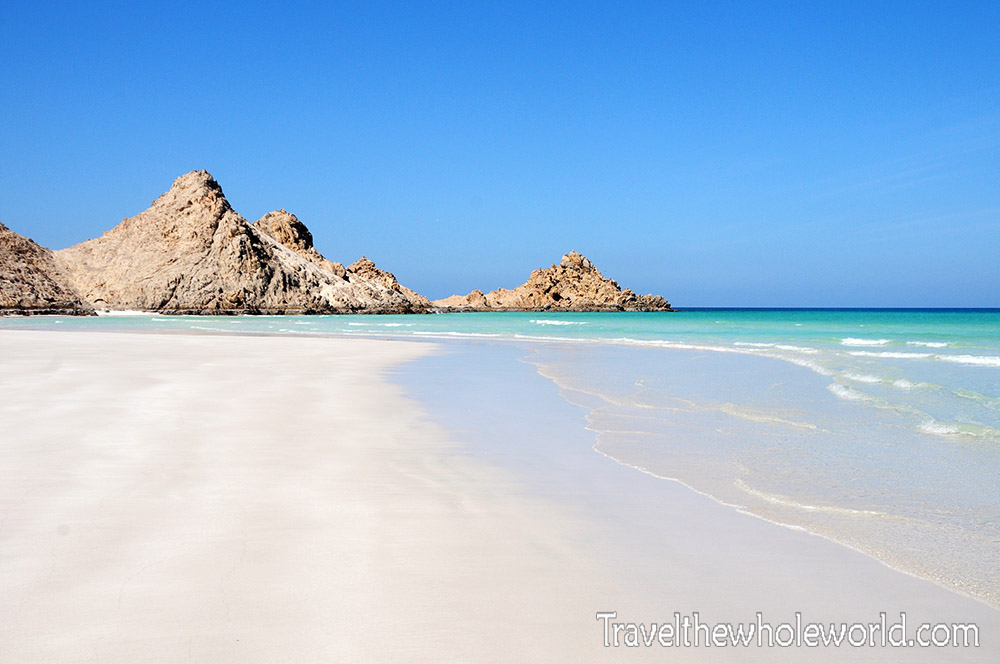 Remote beach in Socotra
