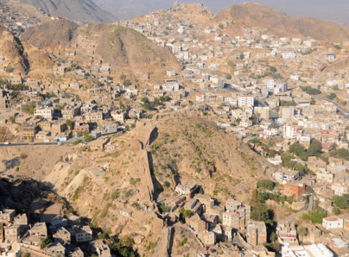 Yemen Taiz Castle View