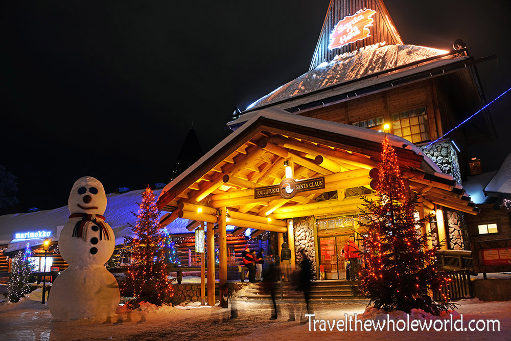 Visiting Santa Claus Village