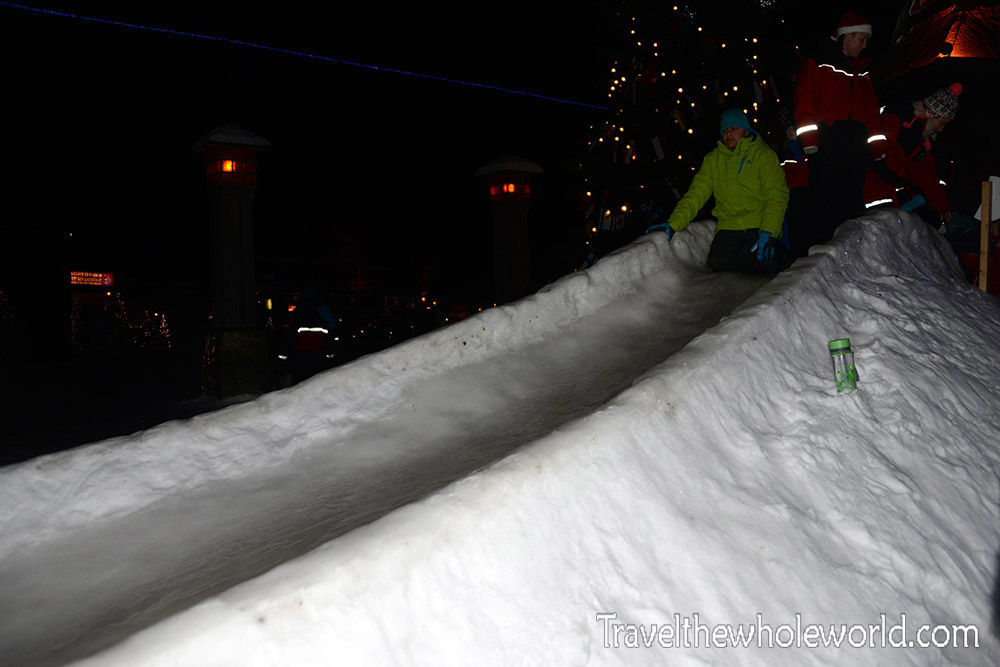 Finland Christmas Village Snow Slide