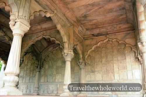 India New Delhi Red Fort Architecture