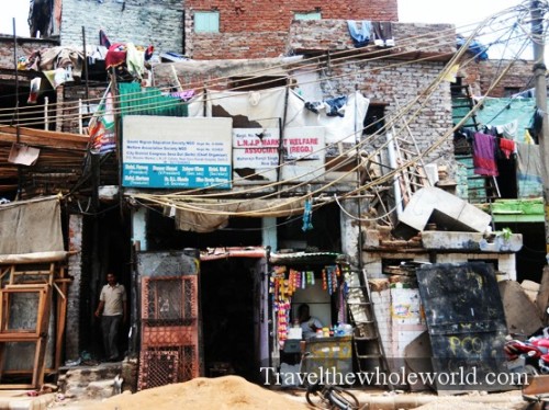 India New Delhi Slum