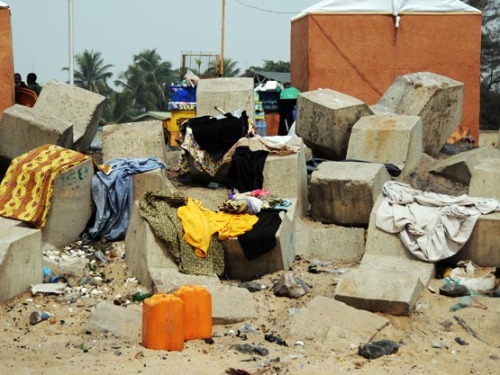 Nigeria Lagos Bar Beach Trash