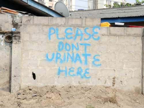 Nigeria Lagos Urinate
