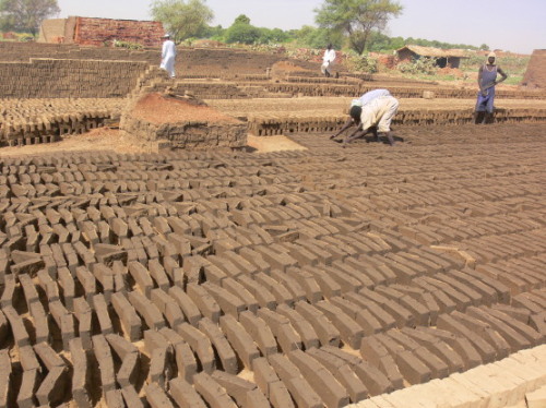 Sudan Mud Brick Making