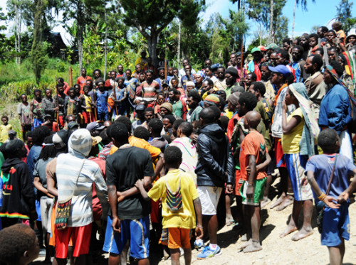 West Papua Sugapa Village Meeting
