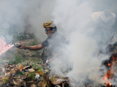 Indonesia Bali Fire