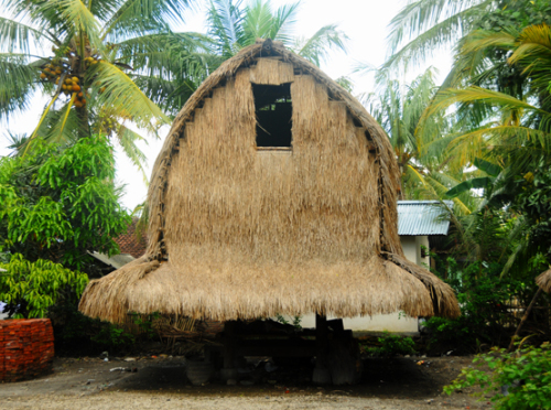 Indonesia Lombok Village Hut