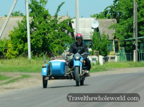 Moldova Old Fashioned Motorcycle