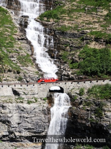 Glacier National Park Waterfall