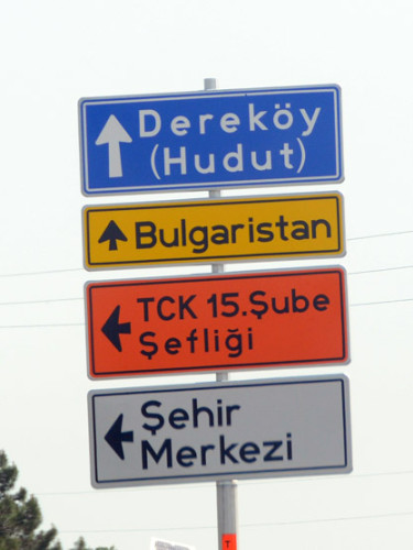 Turkey Bulgaristan Sign