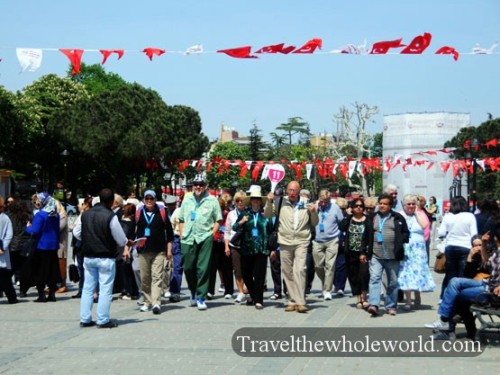 Turkey Istanbul Tourists