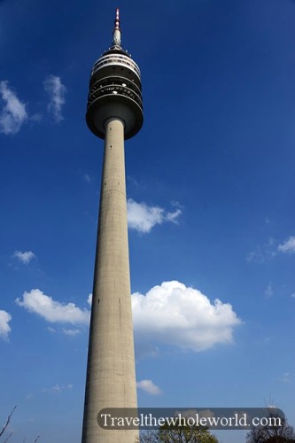 Germany Munich Olympic Park Tower Olympiaturm
