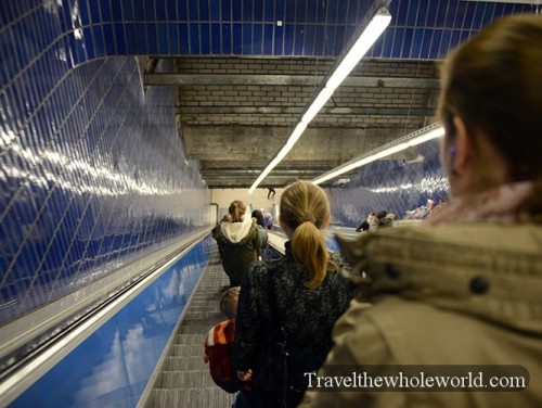Munich Subway Escalator