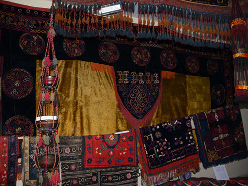 Kyrgyzstan Osh Museum Textiles