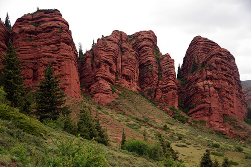 Kyrgyzstan Jeti-Oguz Rocks