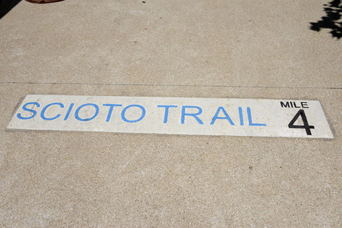 Ohio Columbus Scioto Mile Marker