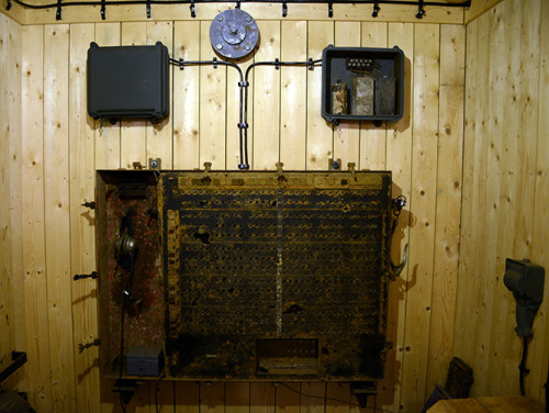 Netherlands The Hague Atlantikwall WWII Bunker Radio Room