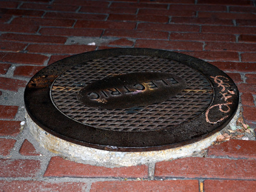 Rhode Island Providence Sewer Cover