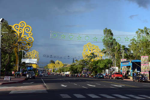 Nicaragua Managua Bolivar Avenue