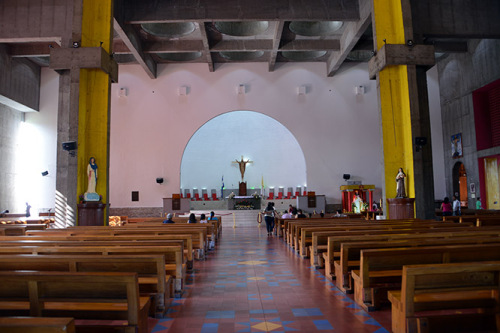 Nicaragua Managua New Cathedral Inside