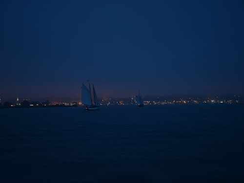 Rhode Island Newport Harbor Night