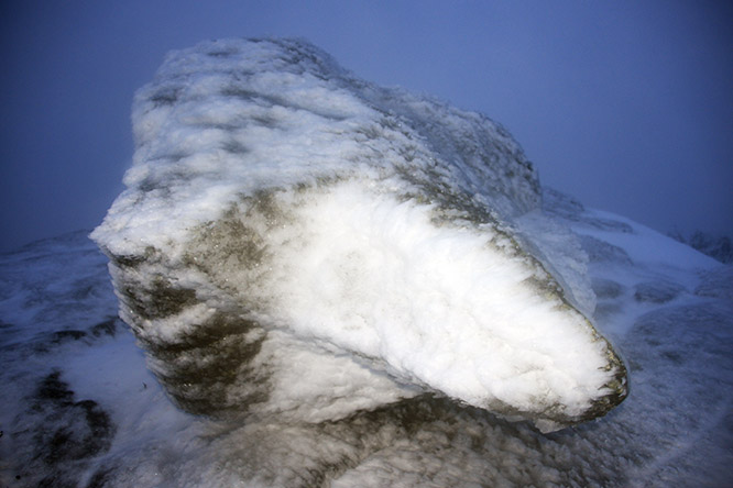 New York Adirondacks Marcy Alpine Rock