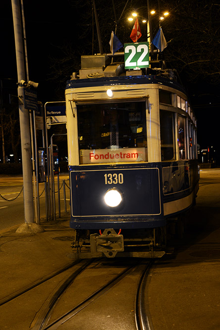 Switzerland Zurich Fondue Tram
