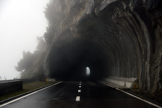 Switzerland Alps Tunnel