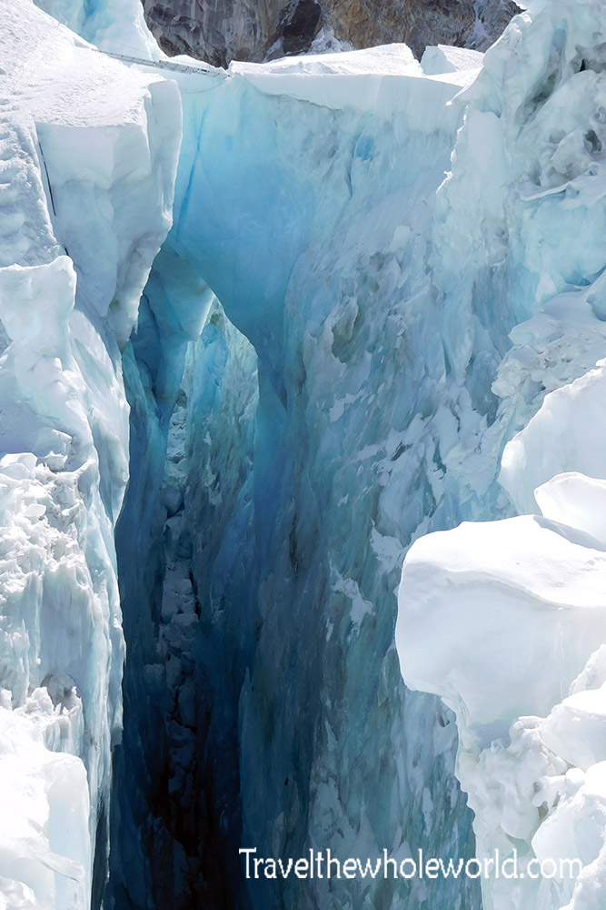 Nepal Mt Everest Icefall Crevasse