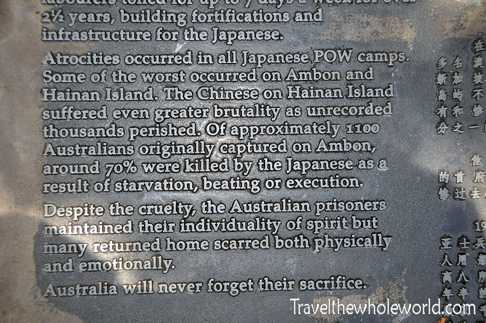 World War II Memorial Australia Ambon