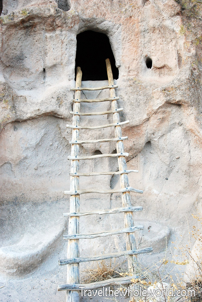 New Mexico Santa Fe Bandelier Native American Ladder
