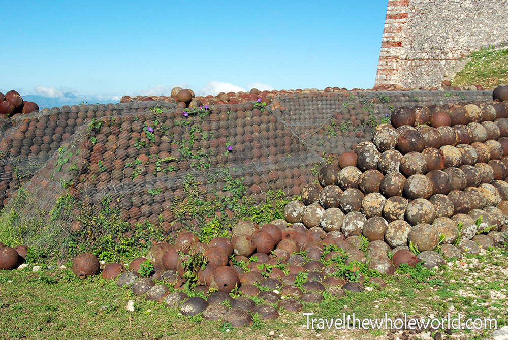 Haiti Citadel Cannonballs Stockpiles