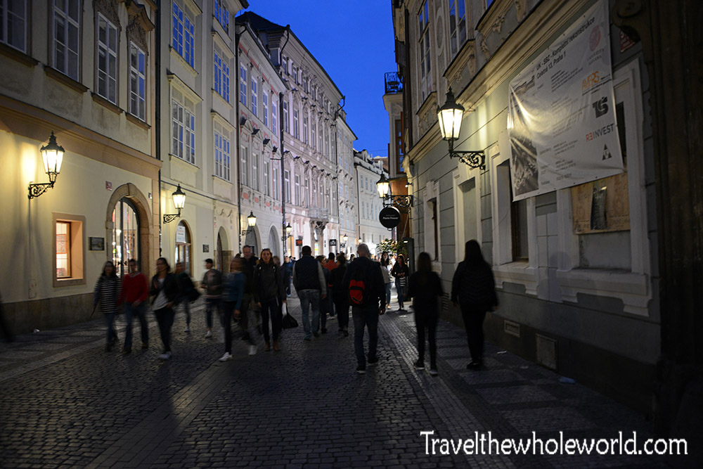 Prague Streets Night