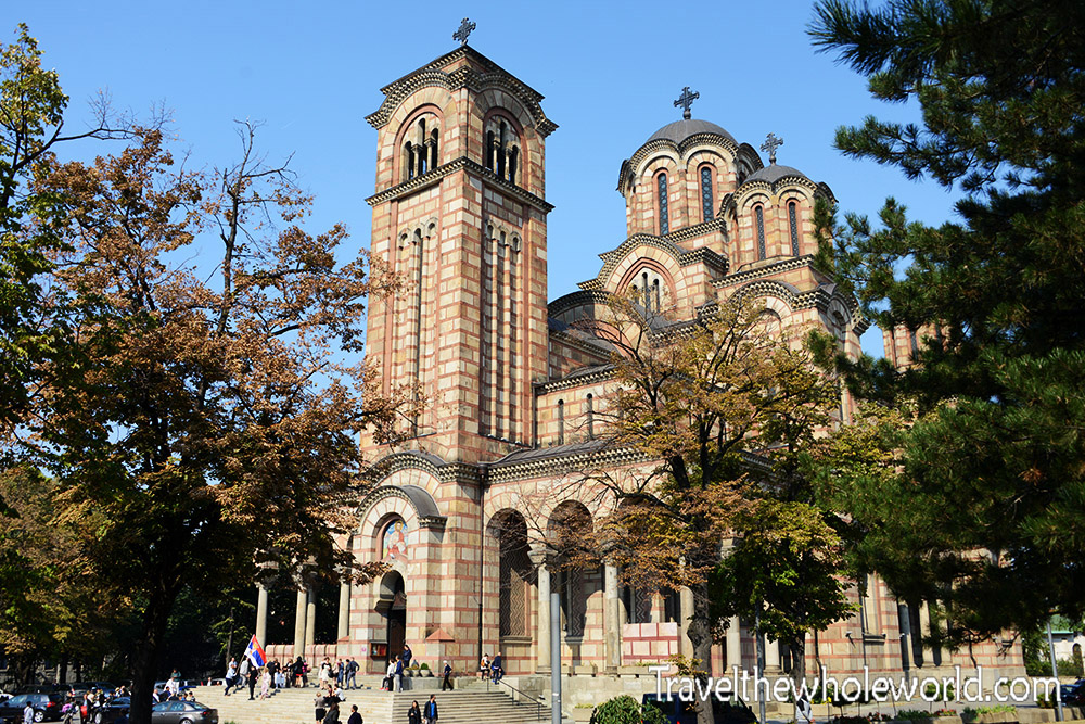 Serbia Belgrade St Mark's Church