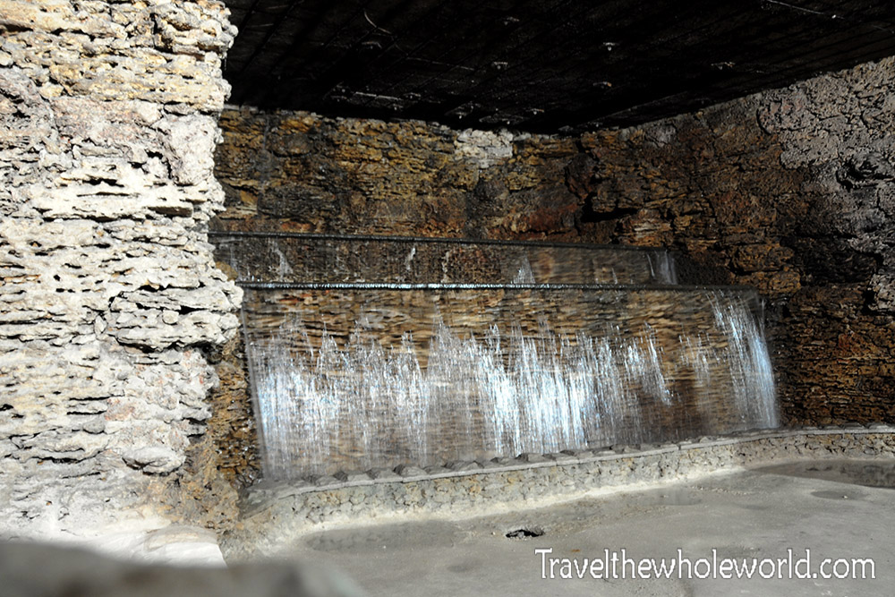 Premium Photo  Decorative fountain in form of pouring wine at the entrance  of milestii mici wine cellars in moldova