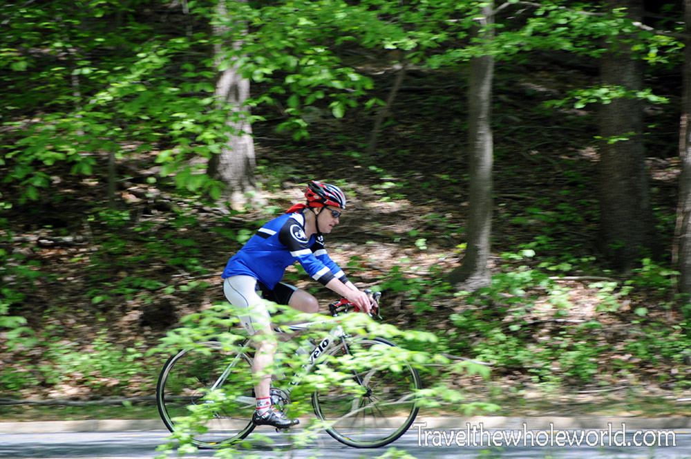 Washington DC Rock Creek Park Biker
