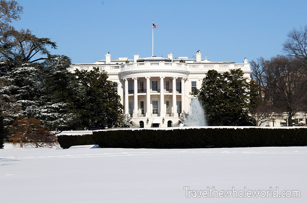 Washington DC Winter White House