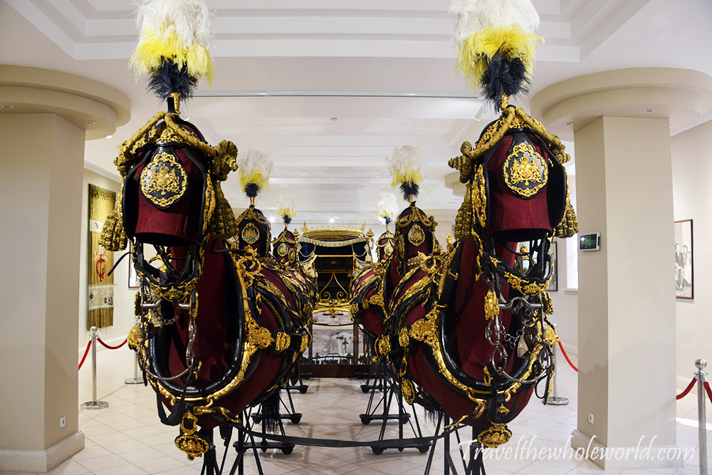 Bulgaria Sofia Museum Golden Chariot King Louis XVI Versailles