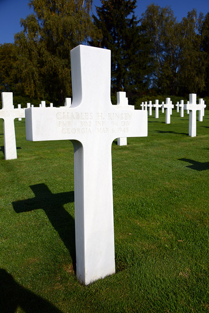 Luxembourg American Cemetery Charles Kinsey March 6th 1945