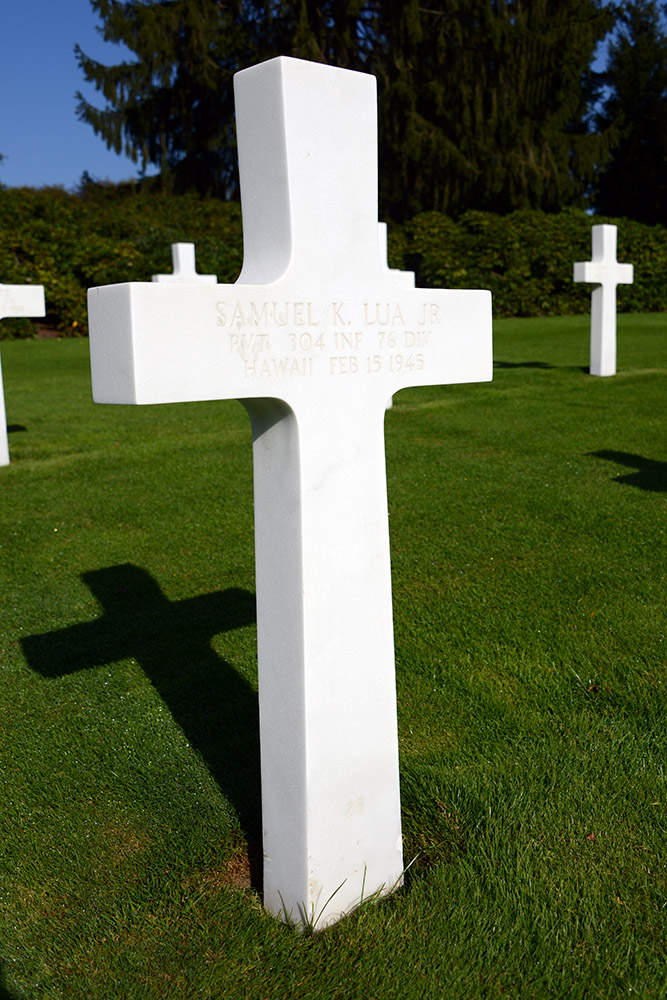 Luxembourg American Cemetery Samuel Lua February 15th 1945