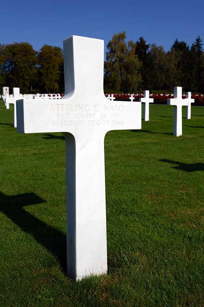 Luxembourg American Cemetery Sterling Ward December 29th 1944
