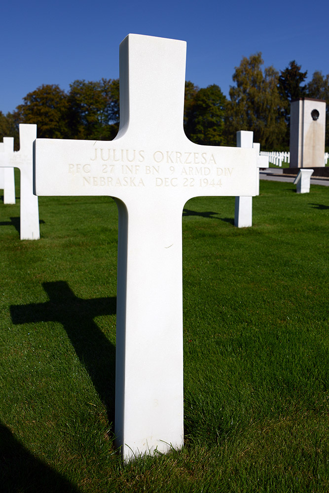 Luxembourg American Cemetery Julius Okrzesa December 22nd 1945