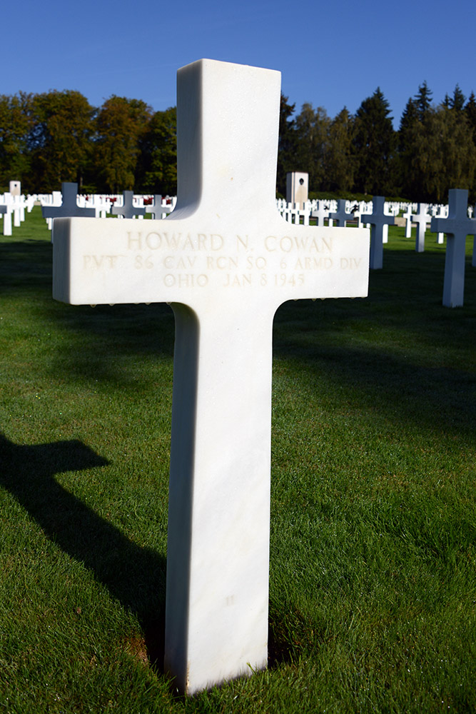 Luxembourg American Cemetery Howard Cowan January 8th 1945
