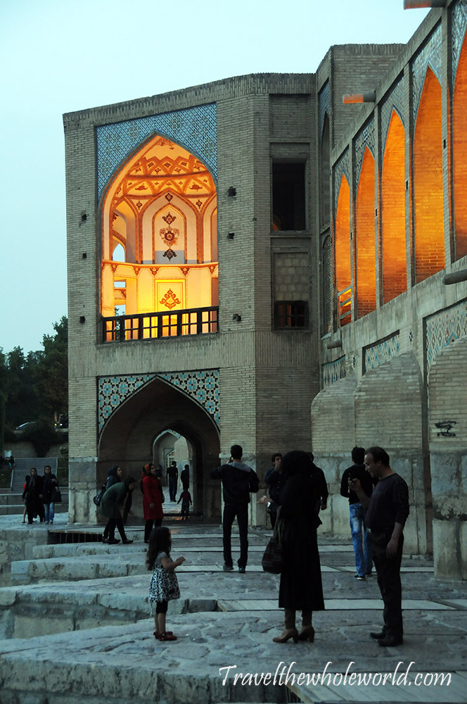 Iran Esfahan Bridge Dam