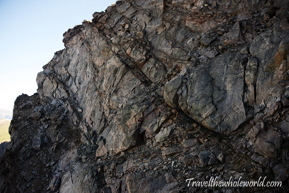 Beginning of the Sawtooth between Mt. Evans and Mt. Bierstadt