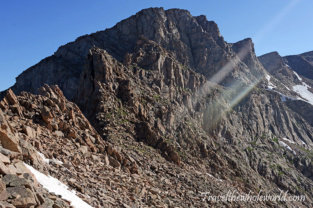 The Sawtooth between Mt. Evans and Mt. Bierstadt